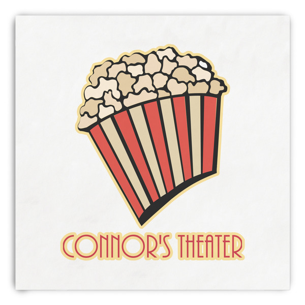 Custom Movie Theater Paper Dinner Napkins (Personalized)