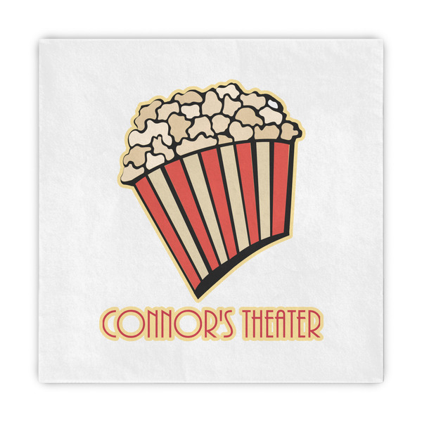 Custom Movie Theater Standard Decorative Napkins (Personalized)