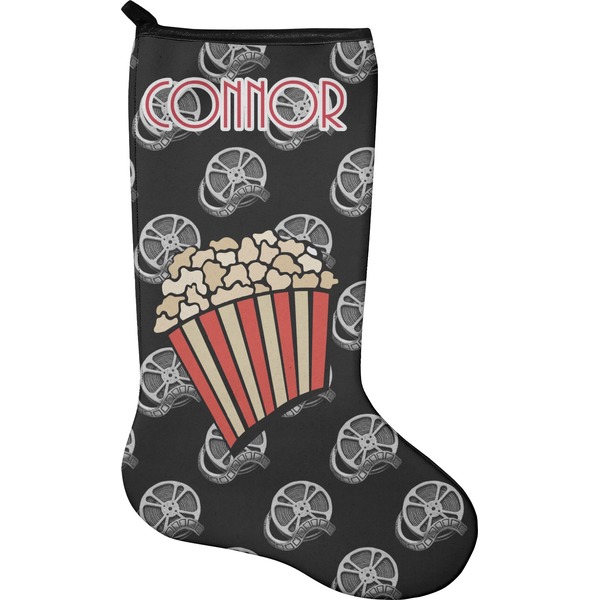 Custom Movie Theater Holiday Stocking - Neoprene (Personalized)