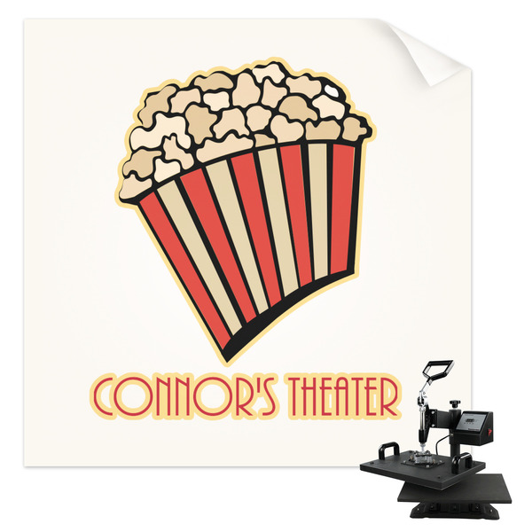 Custom Movie Theater Sublimation Transfer - Shirt Back / Men (Personalized)