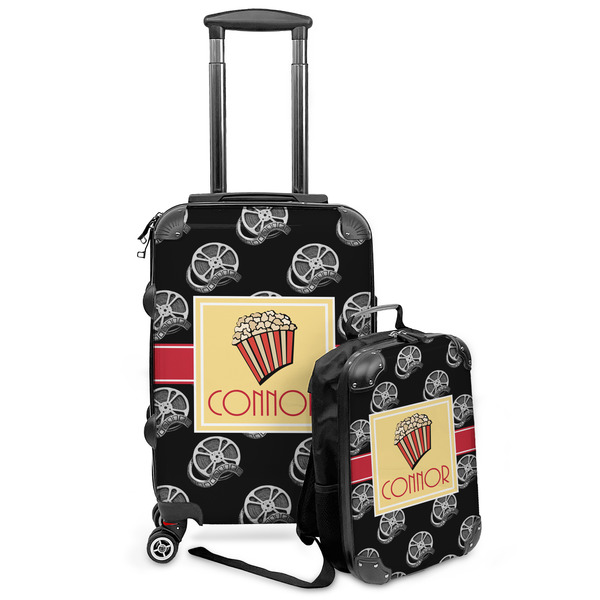 Custom Movie Theater Kids 2-Piece Luggage Set - Suitcase & Backpack (Personalized)