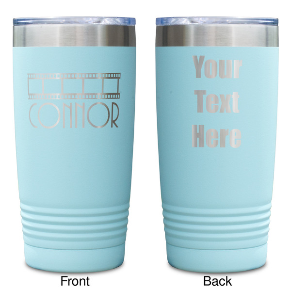 Movie Theater Teal Polar Camel Tumbler - 20oz -Double Sided - Approval