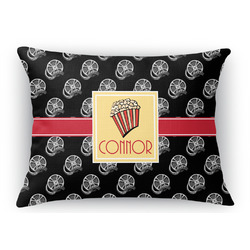 Movie Theater Rectangular Throw Pillow Case (Personalized)