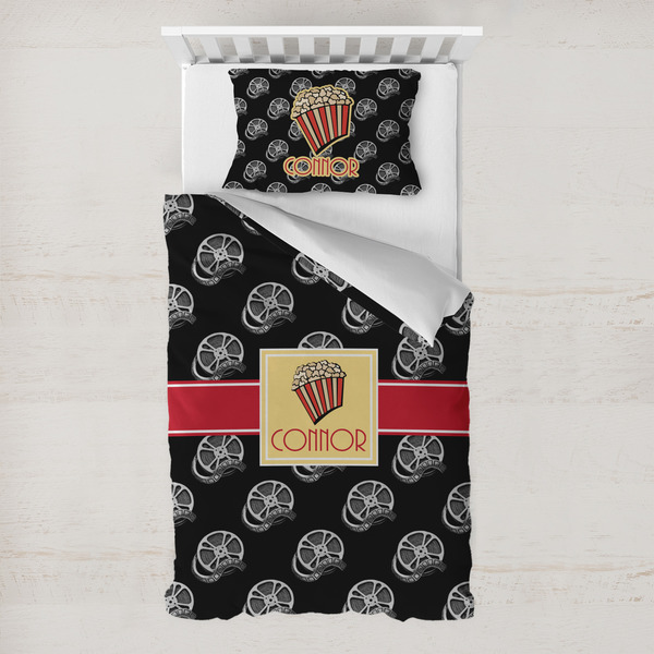 Custom Movie Theater Toddler Bedding w/ Name or Text