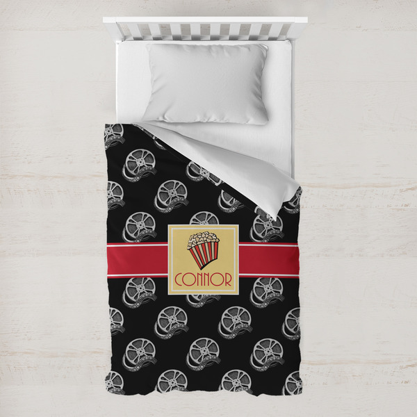 Custom Movie Theater Toddler Duvet Cover w/ Name or Text