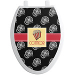 Movie Theater Toilet Seat Decal - Elongated (Personalized)