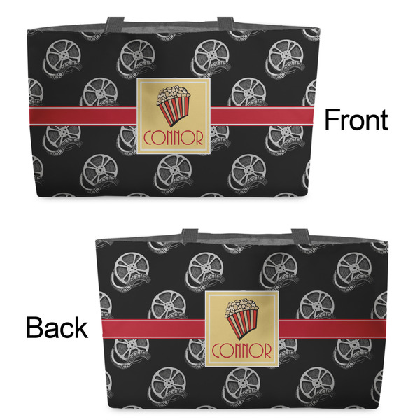 Movie Theater Tote w/Black Handles - Front & Back Views