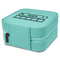 Movie Theater Travel Jewelry Boxes - Leather - Teal - View from Rear