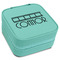 Movie Theater Travel Jewelry Box - Teal Leather (Personalized)