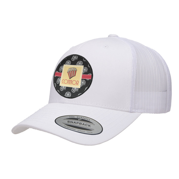 Custom Movie Theater Trucker Hat - White (Personalized)