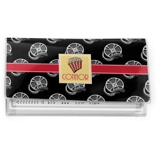Custom Movie Theater Vinyl Checkbook Cover (Personalized)