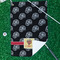 Movie Theater Waffle Weave Golf Towel - In Context