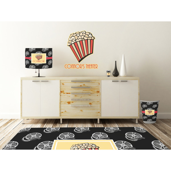 Movie Theater Wall Graphic Decal Wooden Desk