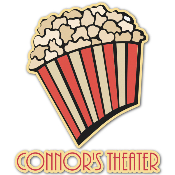 Custom Movie Theater Graphic Decal - Small (Personalized)