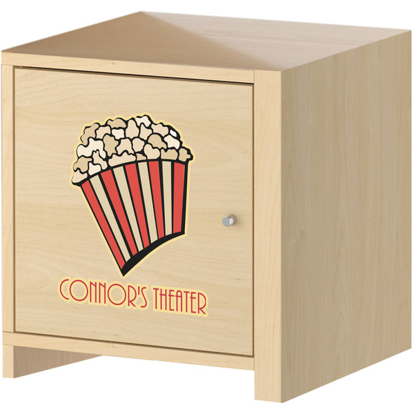 Movie Theater Wall Graphic on Wooden Cabinet