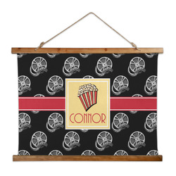 Movie Theater Wall Hanging Tapestry - Wide (Personalized)