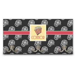 Movie Theater Wall Mounted Coat Rack w/ Name or Text
