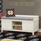 Movie Theater Wall Name Decal Above Storage bench