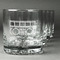 Movie Theater Whiskey Glasses Set of 4 - Engraved Front