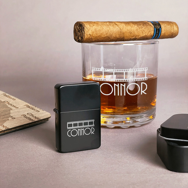 Movie Theater Windproof Lighters - Black - In Context