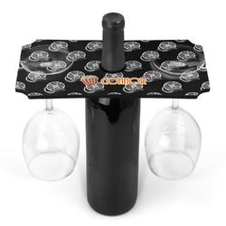 Movie Theater Wine Bottle & Glass Holder (Personalized)