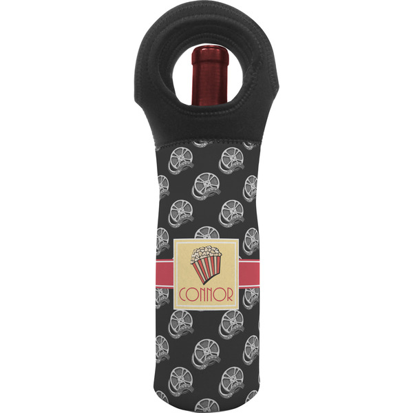 Custom Movie Theater Wine Tote Bag w/ Name or Text