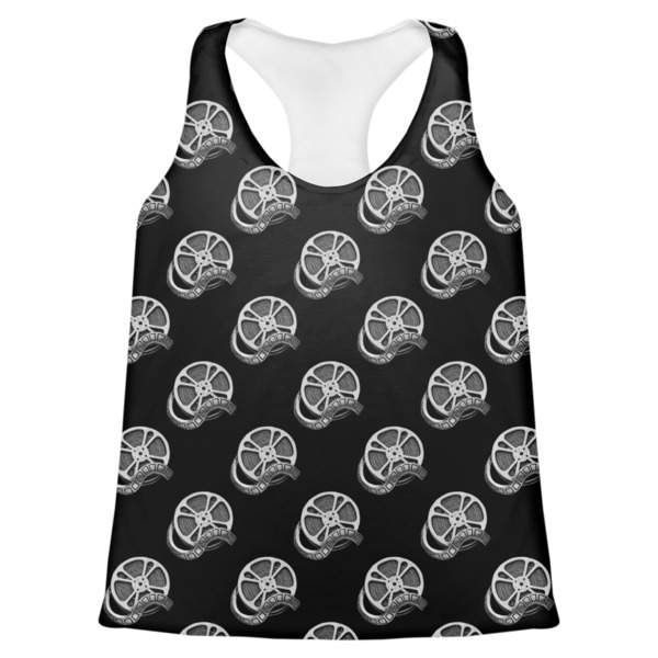 Custom Movie Theater Womens Racerback Tank Top - X Large