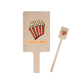 Movie Theater 6.25" Rectangle Wooden Stir Sticks - Single Sided (Personalized)