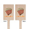 Movie Theater Wooden 6.25" Stir Stick - Rectangular - Double Sided - Front & Back