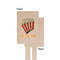 Movie Theater Wooden 6.25" Stir Stick - Rectangular - Single - Front & Back