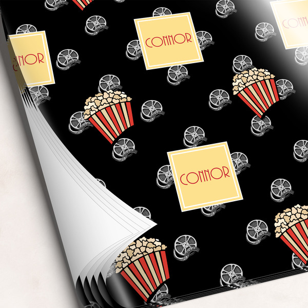 Custom Movie Theater Wrapping Paper Sheets (Personalized)