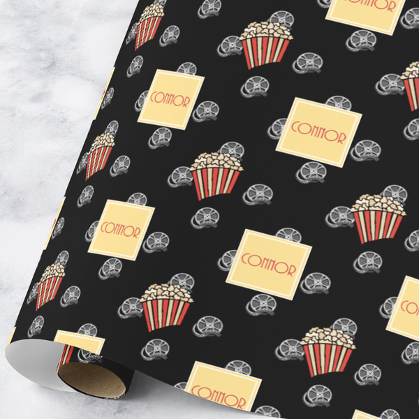 Custom Movie Theater Wrapping Paper Roll - Large (Personalized)