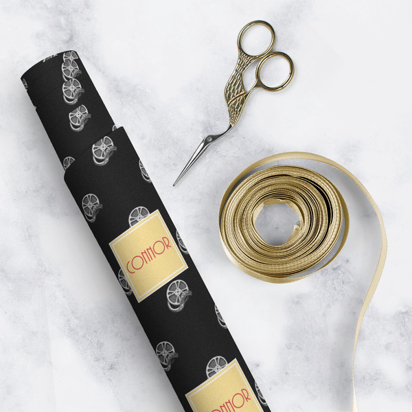Movie Theater Wrapping Paper Roll - Matte - In Context