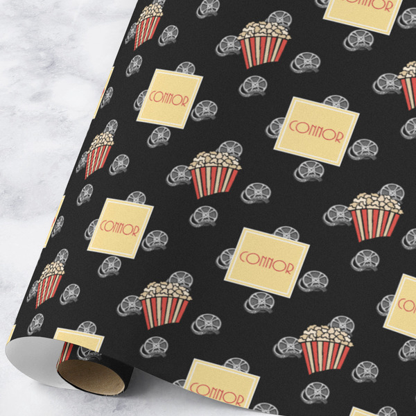 Custom Movie Theater Wrapping Paper Roll - Large - Matte (Personalized)