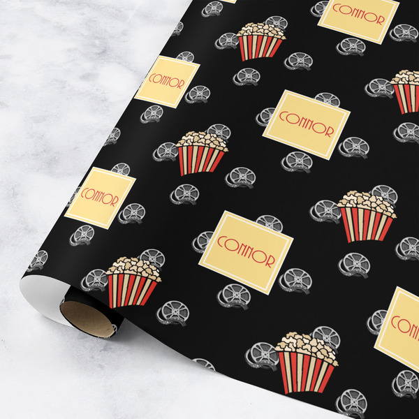 Custom Movie Theater Wrapping Paper Roll - Medium (Personalized)