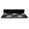 Movie Theater Yoga Mat Rolled up Black Rubber Backing