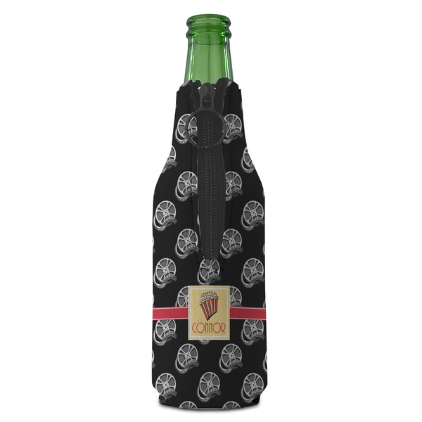 Movie Theater Zipper Bottle Cooler - BACK (bottle)