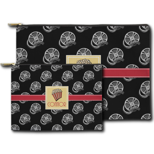 Movie Theater Zippered Pouches - Size Comparison