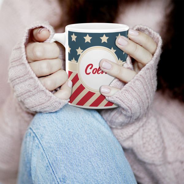 Stars and Stripes 11oz Coffee Mug - LIFESTYLE