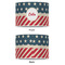 Stars and Stripes 12" Drum Lampshade - APPROVAL (Poly Film)