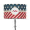 Stars and Stripes 12" Drum Lamp Shade - Fabric (Personalized)