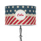 Stars and Stripes 12" Drum Lamp Shade - Poly-film (Personalized)