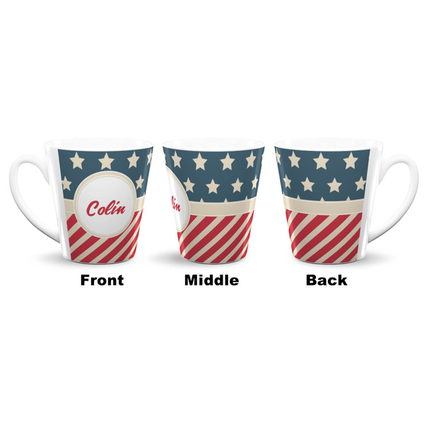 Stars and Stripes 12 Oz Latte Mug - Approval
