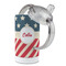 Stars and Stripes 12 oz Stainless Steel Sippy Cups - Top Off
