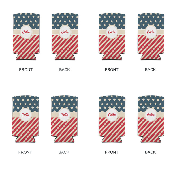 Stars and Stripes 12oz Tall Can Sleeve - Set of 4 - APPROVAL