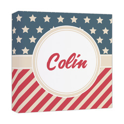Stars and Stripes Canvas Print - 12x12 (Personalized)
