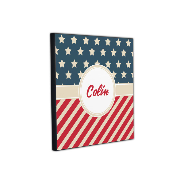Stars and Stripes 12x12 Wood Print - Angle View