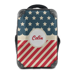 Stars and Stripes 15" Hard Shell Backpack (Personalized)