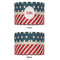 Stars and Stripes 16" Drum Lampshade - APPROVAL (Fabric)