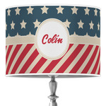 Stars and Stripes 16" Drum Lamp Shade - Poly-film (Personalized)